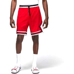 Jordan Dri-FIT Sport Men's Woven Diamond Shorts (Gym Red/Black/White/Black, FB7580-687) Size Medium