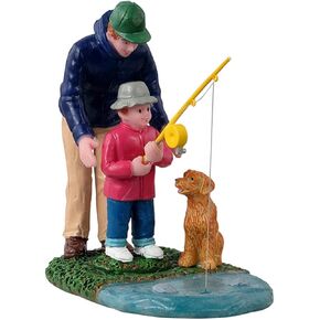 Lemax HIS FIRST FISHING LESSON #12038