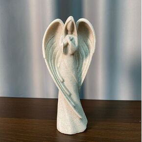 Artgenius Sandstone Praying Angel Staue,Collective 8.8 "Angels Figurine and Staue for Home,Gifts