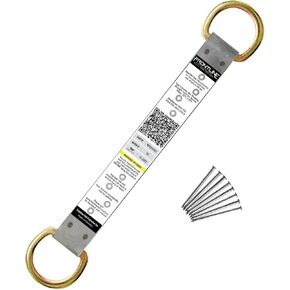 Frontline ROSU02SS Stainless Steel Permanent Use Roof Anchor Double D-Ring | Corrosion resistance, ensuring longevity and reliability | Lightweight and easy to install | OSHA and ANSI Standards