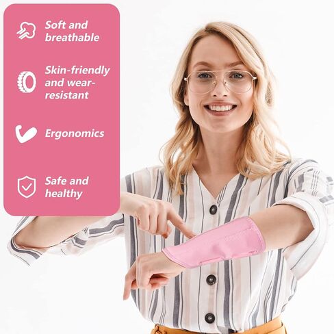 1 Pair Wrist Brace Carpal Tunnel for Men Women Arthritis Wrist Brace Protector Night Sleep Removable Wrist Support Carpal Tunnel for Helping People Have a Better Sleep (Pink, Small/Medium) in Saudi Arabia