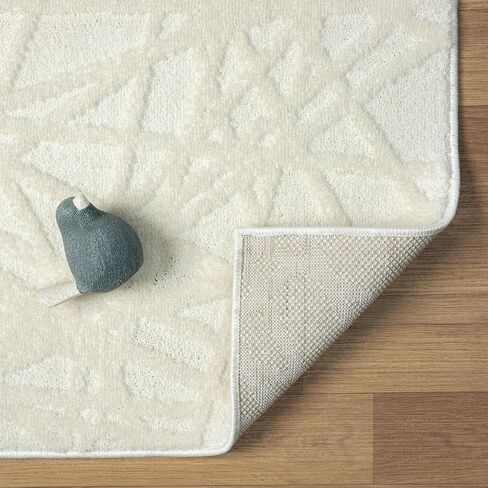 LUXE WEAVERS Jasper Collection 689 Beige 4x5 Modern Abstract Area Rug in Saudi Arabia