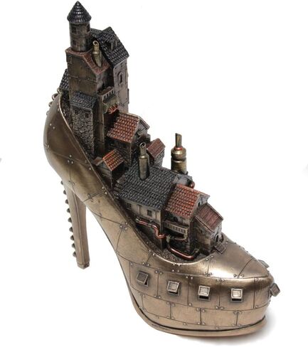 Steampunk Stiletto Hill Ironopolis Cold Cast Bronze 10 Inch Tall in Saudi Arabia