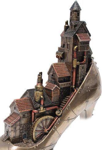 Steampunk Stiletto Hill Ironopolis Cold Cast Bronze 10 Inch Tall in Saudi Arabia