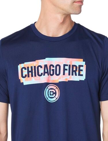 adidas Men's Chicago Fire Short Sleeve Pre-Game T-Shirt in Saudi Arabia