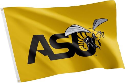 Desert Cactus Alabama State University Flag Hornets Banners 100% Polyester Indoor Outdoor 3x5 feet Flags (Style 1a) in Saudi Arabia