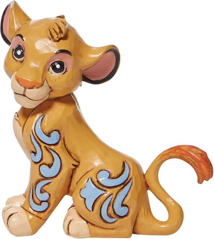 Enesco Disney Traditions by Jim Shore The Lion King Young Simba Miniature Figurine, 3.125 Inch, Multicolor in Saudi Arabia