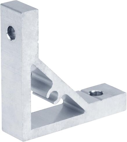 10 Pack 2020 Series Corner Bracket L Shaped Braces Aluminum Extrusion Profile Fastener, Right Angle Joint Connector for T Slot Aluminium Profile, 3D Printer Accessories Linear Rail Channel Bracket in Saudi Arabia