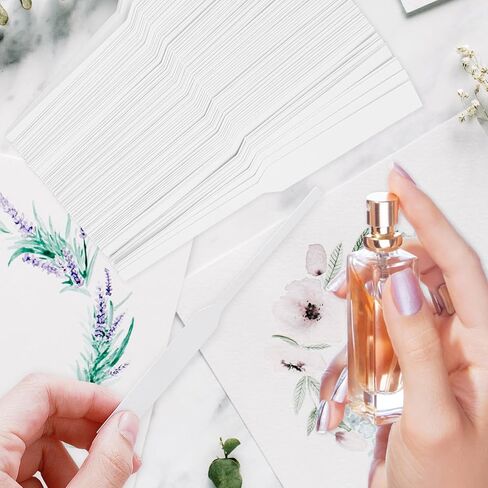 400 قطعة من شرائط اختبار العطور من Aster، شرائط ورقية بيضاء للعطور، شرائط اختبار عطر كولونيا للاستعمال مرة واحدة، شرائط اختبار ورقية للزيوت العطرية العطرية لاختبار الروائح العطرية in Kuwait