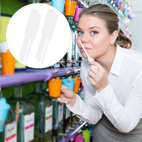 400 قطعة من شرائط اختبار العطور من Aster، شرائط ورقية بيضاء للعطور، شرائط اختبار عطر كولونيا للاستعمال مرة واحدة، شرائط اختبار ورقية للزيوت العطرية العطرية لاختبار الروائح العطرية in Kuwait