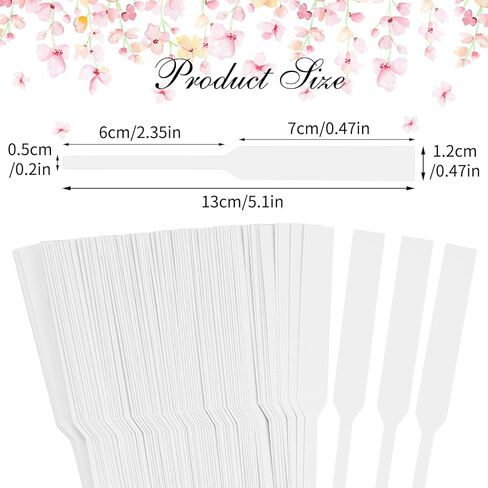 400 قطعة من شرائط اختبار العطور من Aster، شرائط ورقية بيضاء للعطور، شرائط اختبار عطر كولونيا للاستعمال مرة واحدة، شرائط اختبار ورقية للزيوت العطرية العطرية لاختبار الروائح العطرية in Kuwait