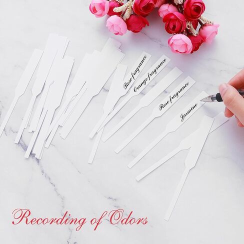 400 قطعة من شرائط اختبار العطور من Aster، شرائط ورقية بيضاء للعطور، شرائط اختبار عطر كولونيا للاستعمال مرة واحدة، شرائط اختبار ورقية للزيوت العطرية العطرية لاختبار الروائح العطرية in Kuwait