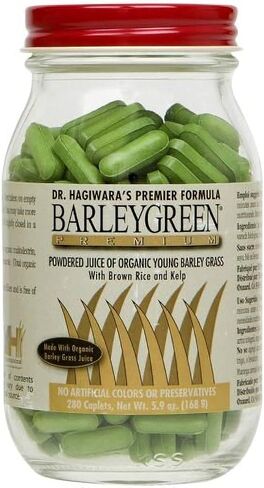 Dr. Hagiwara's BarleyGreen Premium Caplets Vegetable Supplement w/ Kelp & Brown Rice (280 Tablets) in Saudi Arabia