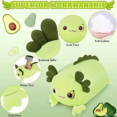 Axolotl Plush Toy-13'' Blueberry Axolotl Plush Stuffed Animal, Axolotl Plush Pillow, Cute Soft Plush Axolotl Plushie Stuffed Toys, Axolotl Plush Pillows Toy Decoration Gift for Kids Girls Boys in Saudi Arabia