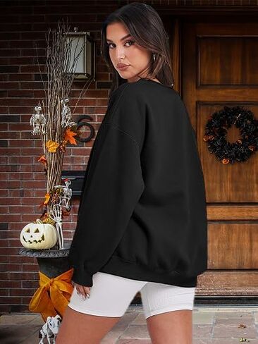 KIDDAD Halloween Nurse Sweatshirt Women Boo Boo Crew Shirts Funny Nurse Ghost Graphic Pullover Tops Spooky Long Sleeve Top in Saudi Arabia