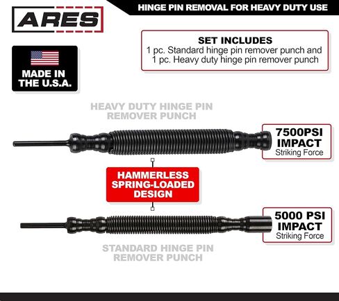 ARES 10015 – Dual Head Center Punch & Nail Setter – CNC-Precision Machined – 5000 PSI Striking Force in Saudi Arabia
