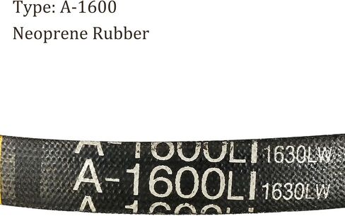 A-1150Li/A45 Drive V-Belt - [12mm Width x 8mm Height] A-Section Rubber Drive Belt Wrapped for Transmission Use, 1150mm Inside Circumference in Saudi Arabia