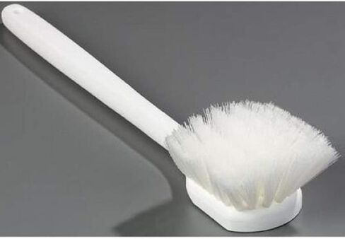 CFS 36620L00 Flo-Pac Plastic Handle Utility Scrub Brush, Nylon Bristles, 20" Length, 2" Bristle Trim, White, 1 Count in Saudi Arabia