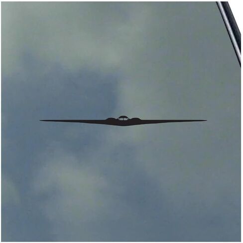 ملصق فينيل B-2 Spirit Front View ملصق من الفينيل لسلاح الجو الشبح Bomber Crew USA Veteran in Kuwait