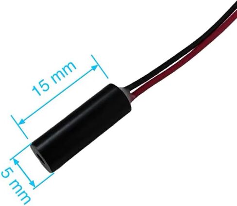 650nm red line 5mm Mini laser module Industrial Laser Group Module Fixed focal length The housing is provided with an insulator(5mm)(point-4pack) in Saudi Arabia