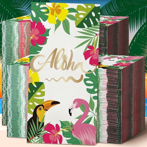 Spiareal 200 Pcs Summer Beach Napkins Disposable Hand Towels for Bathroom Decorative Beach Dinner Napkins Beach Guest Napkins Paper Hand Towels for Summer Wedding Party Bridal Supplies (Beach) in Saudi Arabia