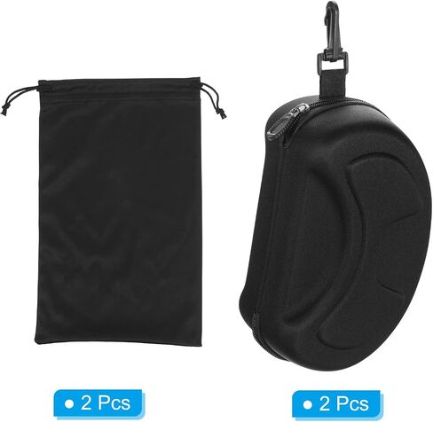 PATIKIL Snow Goggle Bag & Case EVA Glass Case with Microfiber Ski Goggles Pouch for Eyeglass Sunglasses in Saudi Arabia