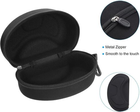 PATIKIL Snow Goggle Bag & Case EVA Glass Case with Microfiber Ski Goggles Pouch for Eyeglass Sunglasses in Saudi Arabia