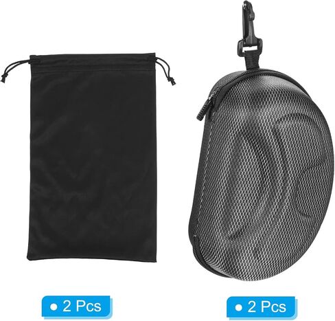 PATIKIL Snow Goggle Bag & Case EVA Glass Case with Microfiber Ski Goggles Pouch for Eyeglass Sunglasses in Saudi Arabia