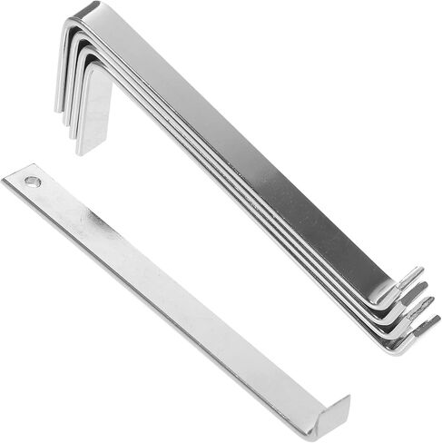 BESTOYARD 2 Sets Siding Clips Siding Hanger Wreath Hook Garment Rack Heavy Duty Christmas Ornament Hooks Picture Hooks Vinyl Wall Siding Hook Stainless Steel Flower Basket Metal in Saudi Arabia