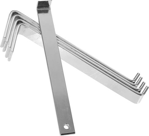 BESTOYARD 2 Sets Siding Clips Siding Hanger Wreath Hook Garment Rack Heavy Duty Christmas Ornament Hooks Picture Hooks Vinyl Wall Siding Hook Stainless Steel Flower Basket Metal in Saudi Arabia