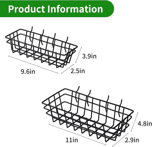 سلة بيجبورد من ديميدو، قطعتين، باللون الأسود in Kuwait