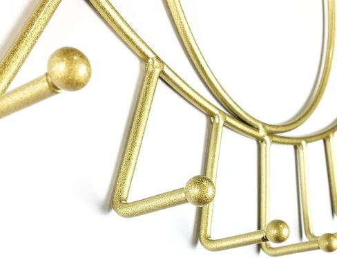 PandS Over The Door Hooks Angel Eye Bathroom Hook,7 Hooks Gold Metal Over Door Hanger,Hanging Towels Hat Purses - Sturdy Iron Over The Door Coat Rack in Saudi Arabia
