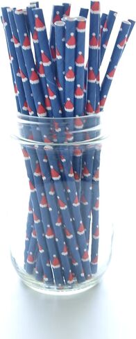Lemon Party Paper Straws (25 Pack) - Baby/Bridal Shower Favors, Wedding Decoration and Supplies, Citrus Themed Lemon Decor in Saudi Arabia