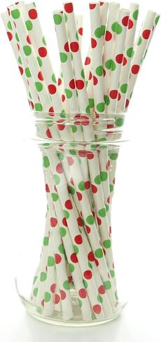 Lemon Party Paper Straws (25 Pack) - Baby/Bridal Shower Favors, Wedding Decoration and Supplies, Citrus Themed Lemon Decor in Saudi Arabia