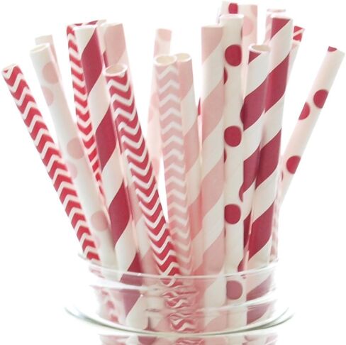 Lemon Party Paper Straws (25 Pack) - Baby/Bridal Shower Favors, Wedding Decoration and Supplies, Citrus Themed Lemon Decor in Saudi Arabia