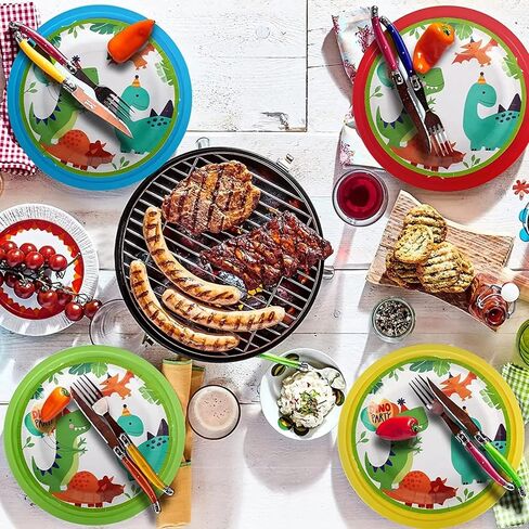 Sturdy Vented Paper Plate Holder - 4 Pack (Blue) in Kuwait