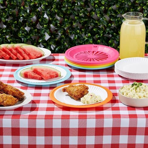 Sturdy Vented Paper Plate Holder - 4 Pack (Blue) in Kuwait