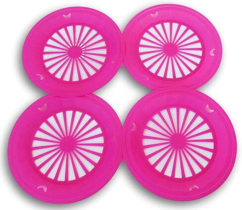 Sturdy Vented Paper Plate Holder - 4 Pack (Blue) in Saudi Arabia