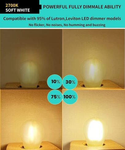 AMDTU E26 Globe Light Bulbs, Frosted G16.5 Edison Light Bulb Led 60 watt 600lm 2700k Soft White,Dimmable Vintage Warm Chandelier Light Bulbs for Bathroom,Vanity,Living Room,Scentsy Light Bulb 6 Pack in Saudi Arabia