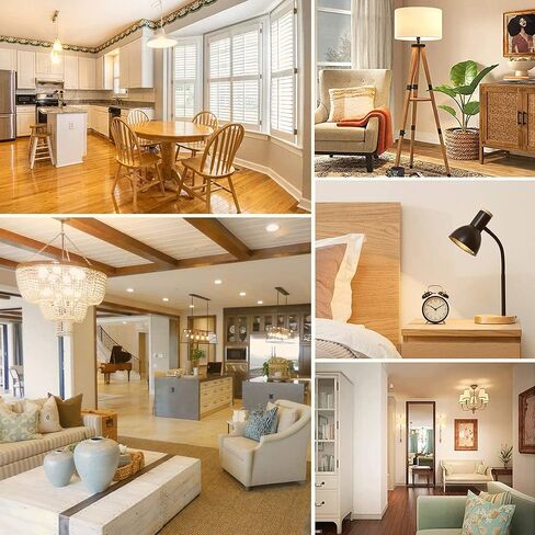 Leools E26 LED Bulb 4W Equivalent e26 led Bulb 40 Watt Dimmable Warm White 2700K E26 Frosted Edison Bulb AC120V 400lm Tubular T14 T45 LED Bulb for Pendant, Sputnik,Vanity,Chandeliers Pack of 6 in Kuwait