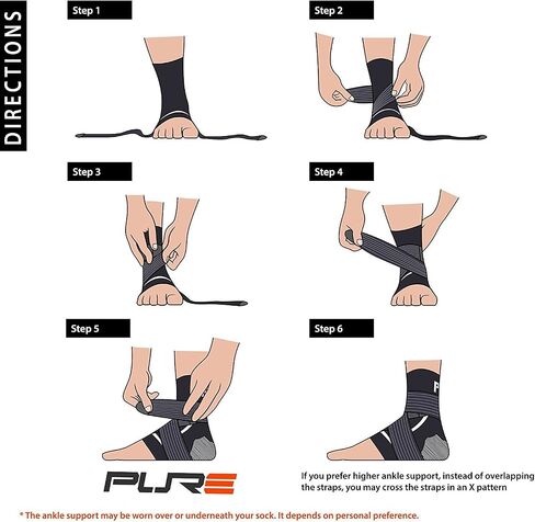Ankle Brace Support Stabilizer – Compression Sleeve, Adjustable – Great for Running, Tennis, Sprains, Volleyball in Saudi Arabia