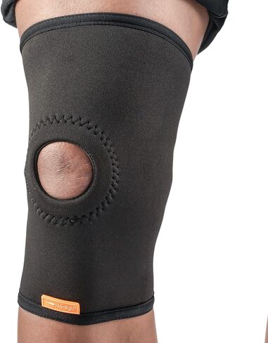 Knee Brace with Patellar Reinforcement - Pads for Support, Arthritis Pain Relief, Working out, Running, Basketball, Weightlifting, Gym, Sports - Compression & Stability - Black, Medium in Saudi Arabia