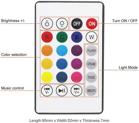 LED Light Bulb Bluetooth Speaker with Remote Control and APP, White+Color Changing - Works with E26 Base Fixture - Perfect Lamp for Home, Party, Bedroom, Indoor Floodlight Bulb in Saudi Arabia