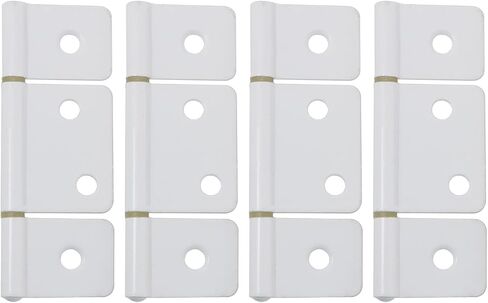 Screen Door Hinge FMHXG 4PCS White Flag Three Leaf Hinges, Interior Door Hinge, 3 Leaf Hinge in Saudi Arabia