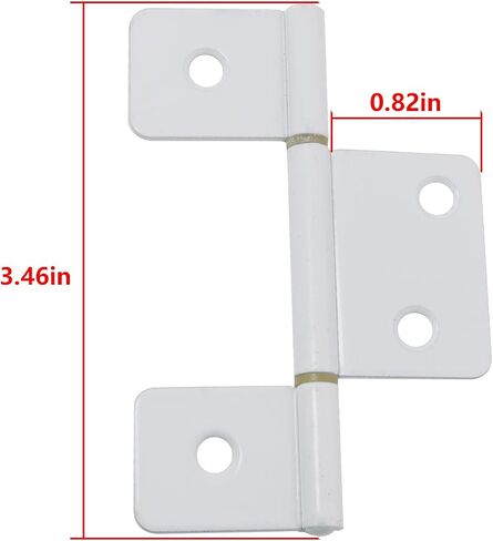 Screen Door Hinge FMHXG 4PCS White Flag Three Leaf Hinges, Interior Door Hinge, 3 Leaf Hinge in Saudi Arabia