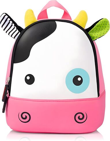 حقيبة ظهر لطيفة للأطفال الصغار، حقيبة مدرسية بقرة كرتونية ثلاثية الأبعاد مع مشبك على الصدر، حقيبة ظهر صغيرة مقاومة للماء لمرحلة ما قبل المدرسة، حقيبة كتب لرياض الأطفال من النيوبرين، حقيبة حمل صندوق الغداء لمرحلة ما قبل المدرسة للأطفال in Kuwait