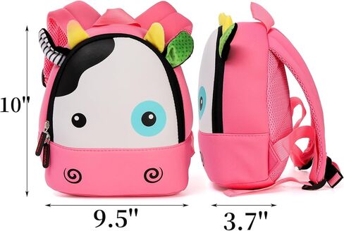 حقيبة ظهر لطيفة للأطفال الصغار، حقيبة مدرسية بقرة كرتونية ثلاثية الأبعاد مع مشبك على الصدر، حقيبة ظهر صغيرة مقاومة للماء لمرحلة ما قبل المدرسة، حقيبة كتب لرياض الأطفال من النيوبرين، حقيبة حمل صندوق الغداء لمرحلة ما قبل المدرسة للأطفال in Kuwait