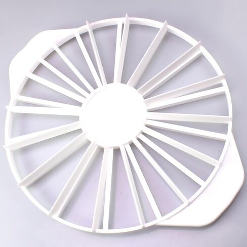 FDXGYH Round Cake Portion Marker 10 or 12 Slices Plastic Pie Divider Cake Slicer/Cutter with Handle for Pastry Baking in Saudi Arabia