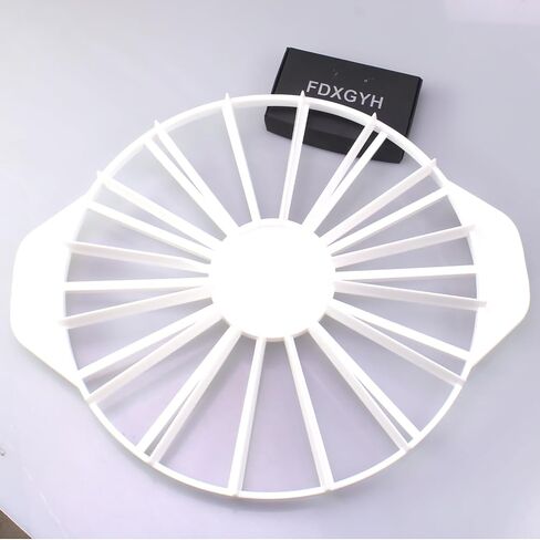 FDXGYH Round Cake Portion Marker 10 or 12 Slices Plastic Pie Divider Cake Slicer/Cutter with Handle for Pastry Baking in Saudi Arabia