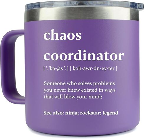Chaos Coordinator Tumbler Administrative Professional Day Gifts 14 Ounce Chaos Coordinator Cup Navy Bosses Day Gifts Promotion Gifts for Women Coworker Leaving Gifts for Women Job Promotion Gifts in Saudi Arabia
